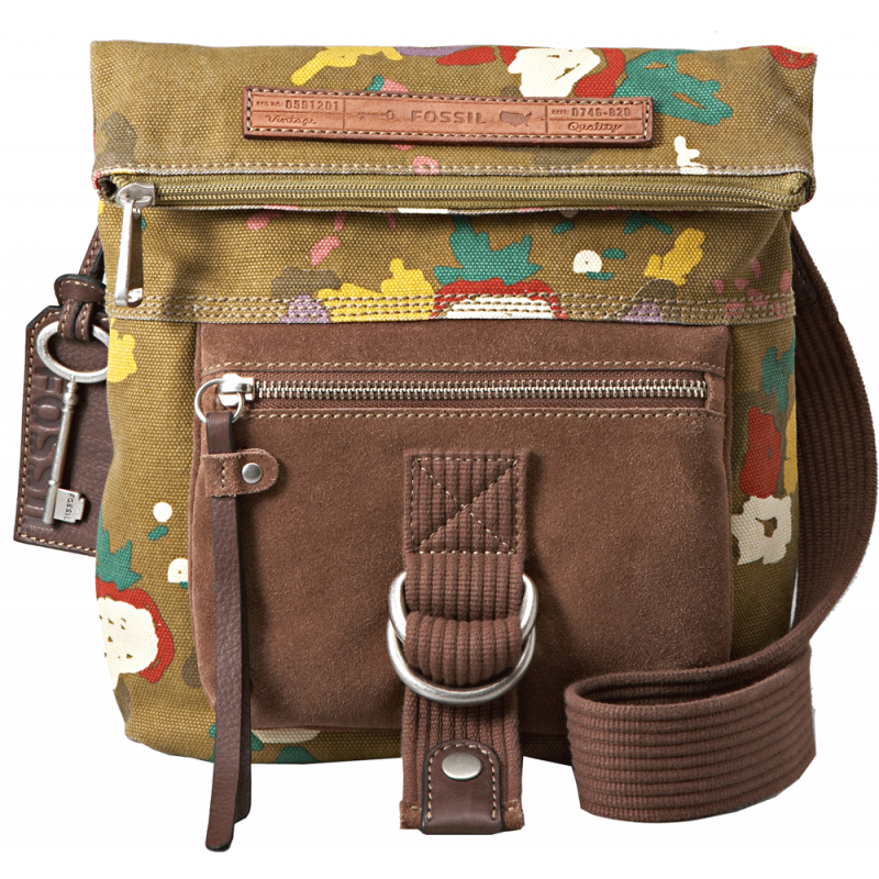 fossil foldover bag