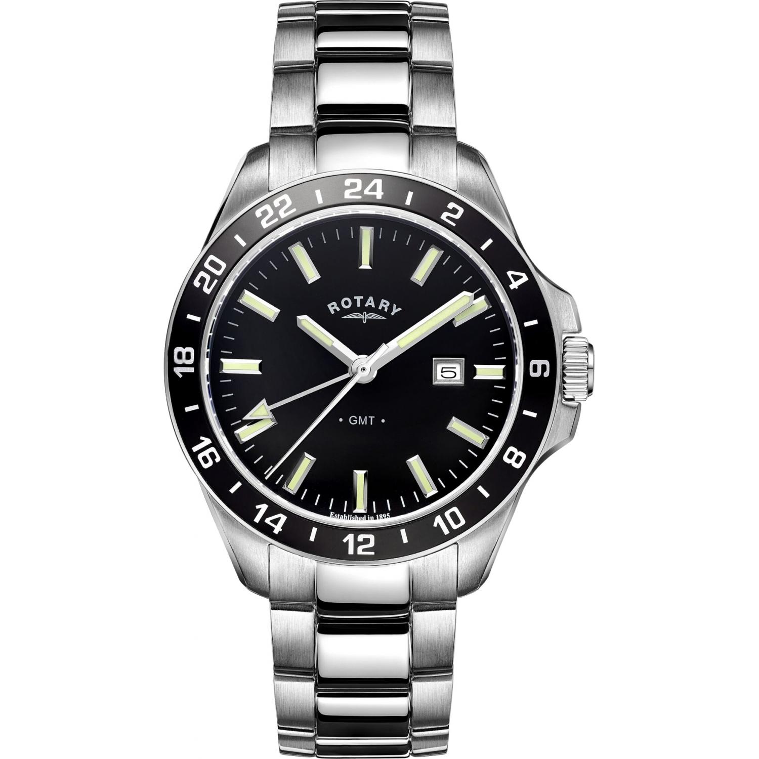 Rotary watch clearance gmt