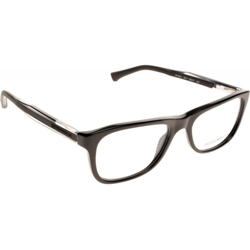 Emporio Armani EA3001 5017 52 Glasses - Shade Station