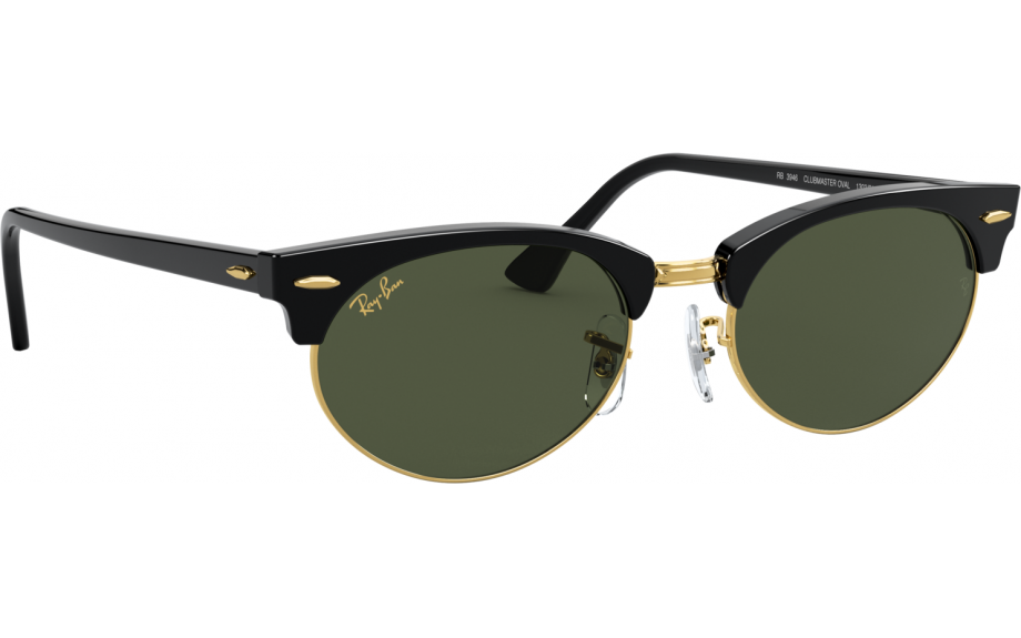 Ray-Ban Clubmaster Oval RB3946 130331 52 Sunglasses | Shade Station