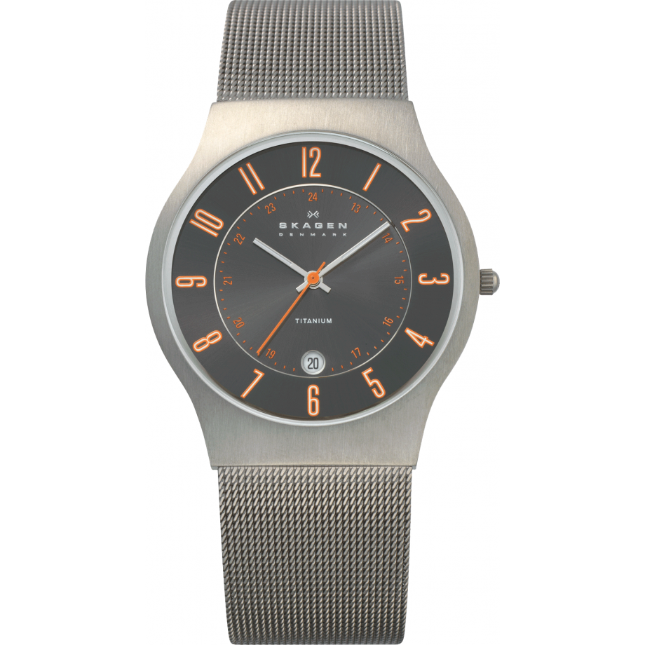 Skagen Men’s Watch -5ATM, Titanium sold Case